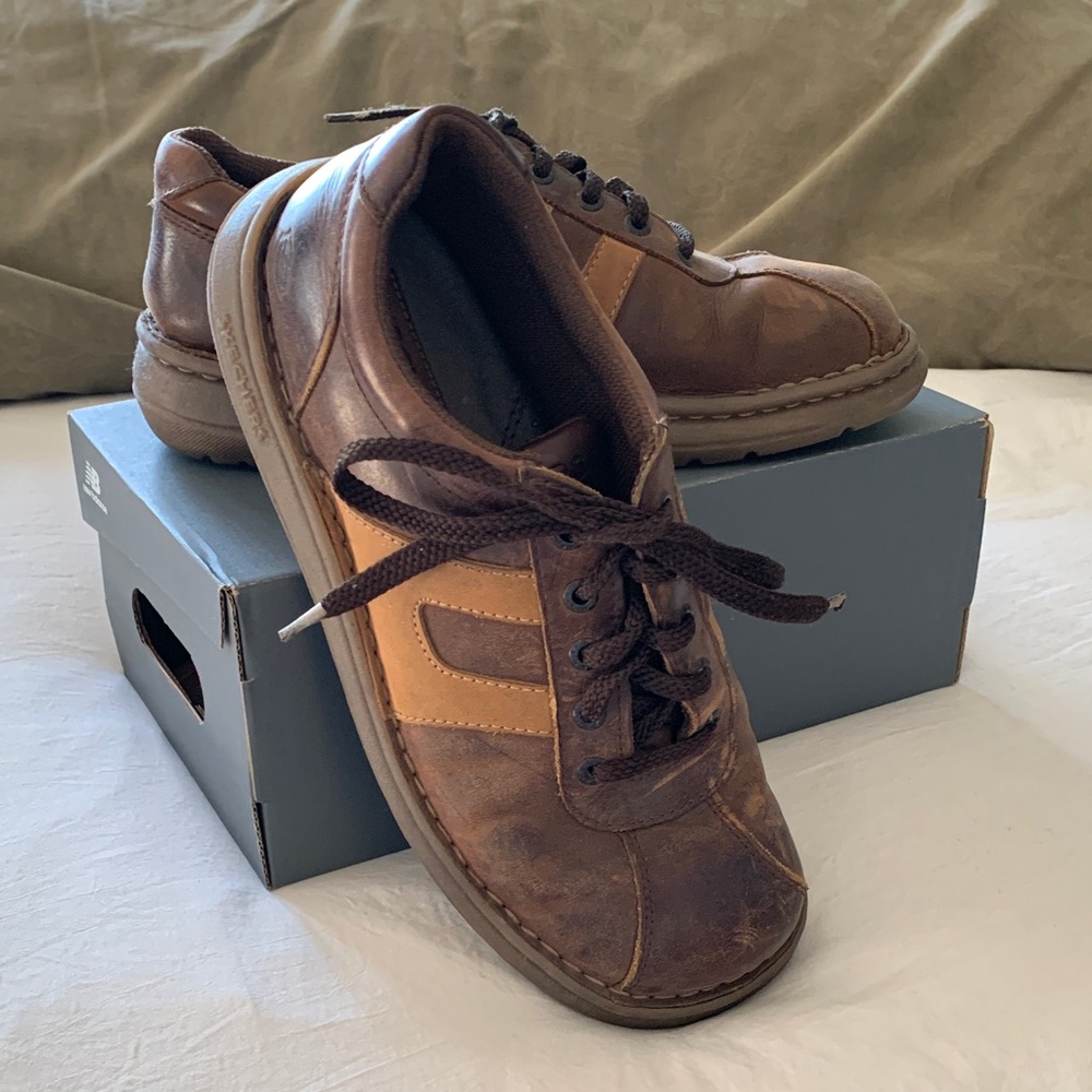 Skechers Men's Brown Leather Oxfords